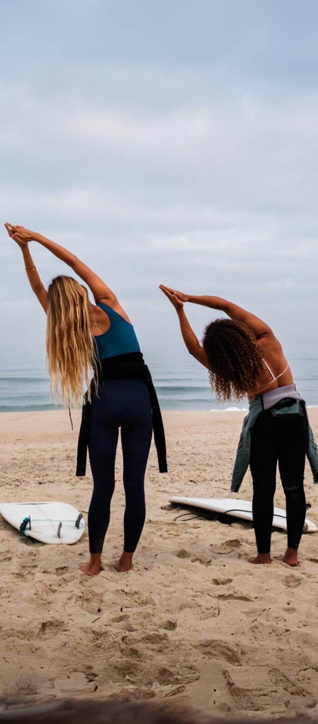 maceda surf camp - yoga -  group yoga